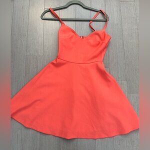 Elizabeth & James Coral Flowy Dress